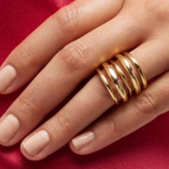 ALEXIS BITTAR Gold Ring - Picture 1 of 5